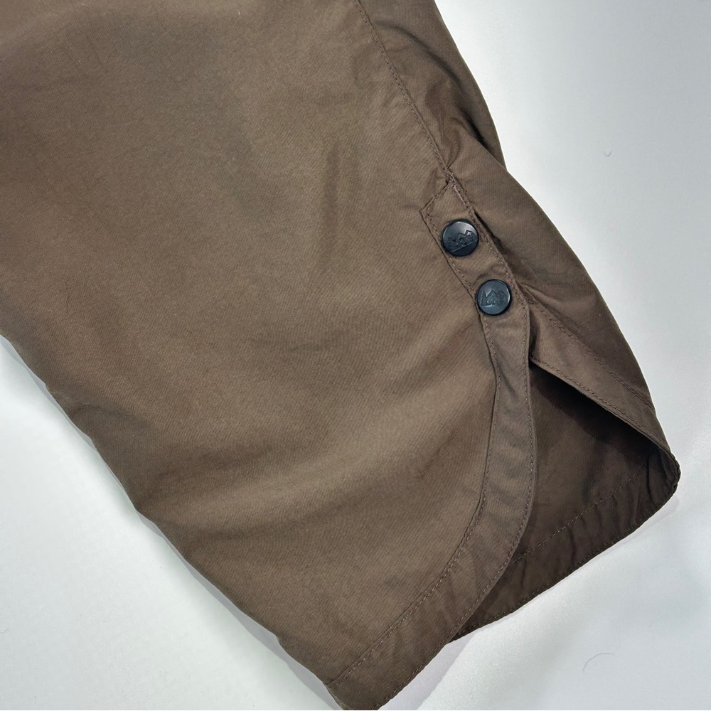REI Hiking Pants UPF 50 Lightweight Nylon Brown Women Size 10 - Picture 3 of 13
